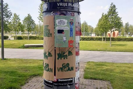 Voorbeeld van poster imagocampagne te zien in Dordrecht